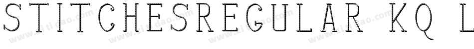 StitchesRegular-Kq8l字体转换