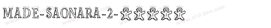MADE-SAONARA-2字体转换