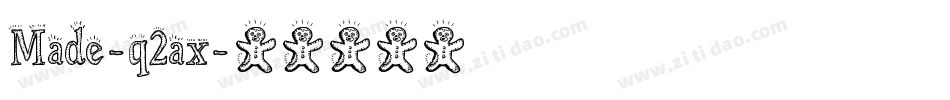 Made-q2ax字体转换