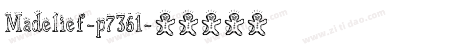 Madelief-p7361字体转换