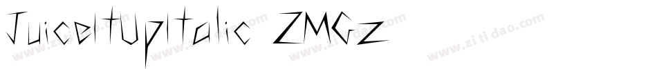 JuiceItUpItalic-ZMGz字体转换