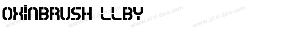 OxinBrush-llBy字体转换
