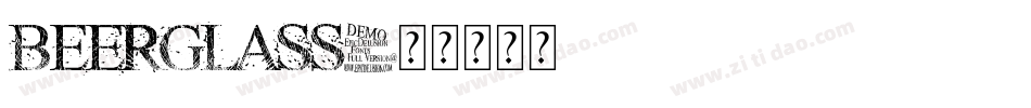 Beerglass字体转换