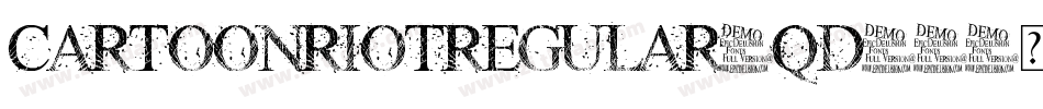 CartoonRiotRegular-qd40字体转换