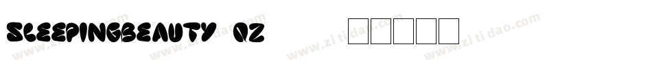 SleepingBeauty-qZ275字体转换