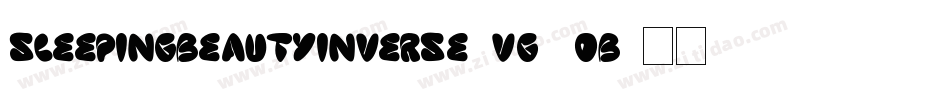 SleepingBeautyInverse-VG4OB字体转换