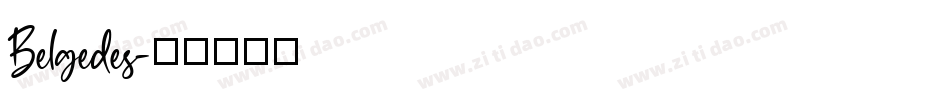 Belgedes字体转换