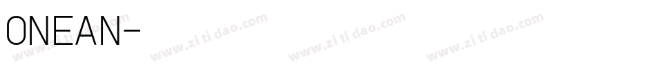 ONEAN字体转换
