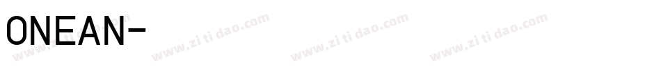 ONEAN字体转换