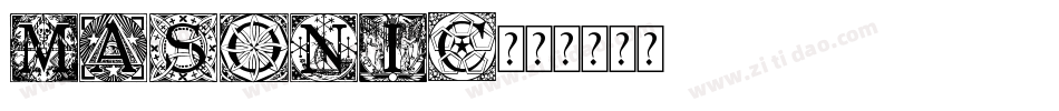 Masonic字体转换