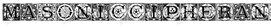 MasonicCipherAndSymbols-1jKB字体转换