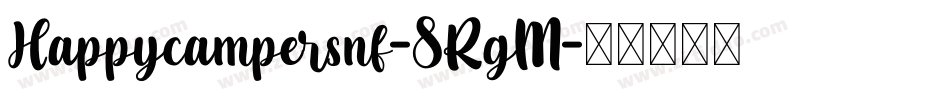 Happycampersnf-8RgM字体转换