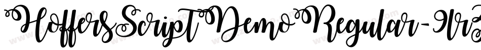 HoffersScriptDemoRegular-9lrZ字体转换 HoffersScriptDemoRegular-9lrZ字体转换