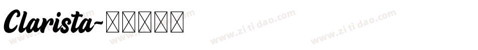 Clarista字体转换