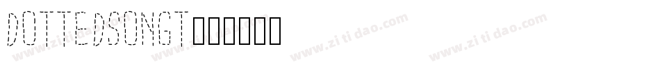 DottedSongt字体转换