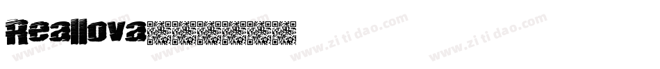 Reallova字体转换