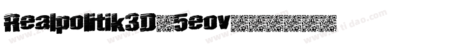 Realpolitik3D-5eov字体转换