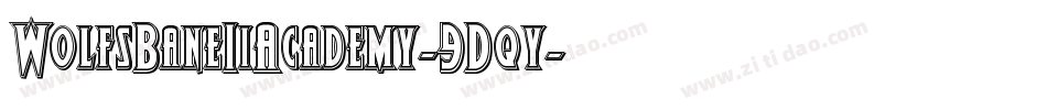 WolfsBaneIiAcademy-9Dqy字体转换