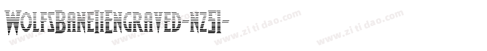 WolfsBaneIiEngraved-nz51字体转换