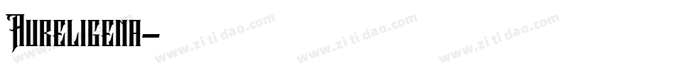 Aureligena字体转换