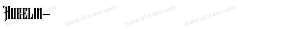 Aurelin字体转换