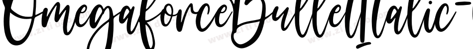 OmegaforceBulletItalic-WEaE字体转换