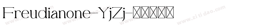 Freudianone-YjZj字体转换