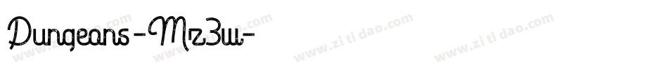Dungeons-Mz3w字体转换