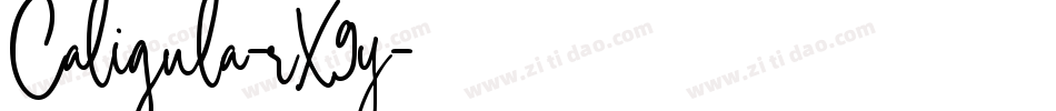 Caligula-rX9y字体转换