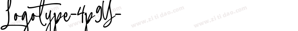 Logotype-4p9Y字体转换