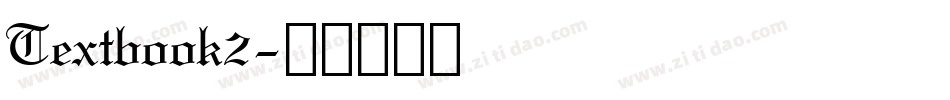 Textbook2字体转换