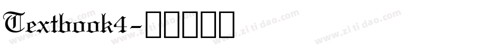 Textbook4字体转换