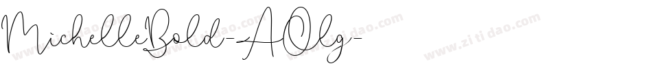 MichelleBold-AOlg字体转换