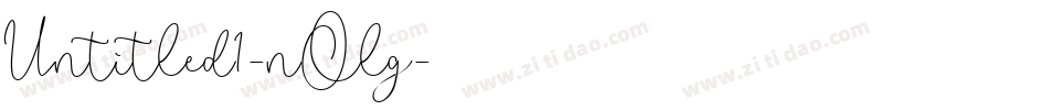 Untitled1-nOlg字体转换