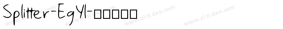 Splitter-EgYl字体转换