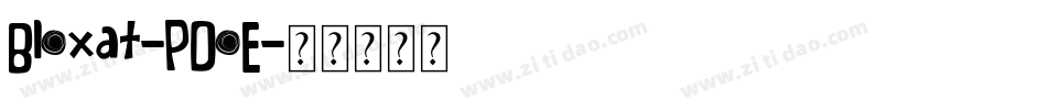 Bloxat-PDoE字体转换