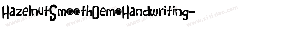 HazelnutSmoothDemoHandwriting-1GDoe字体转换