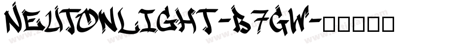 NeutonLight-B7Gw字体转换
