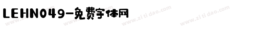 LEHN049字体转换