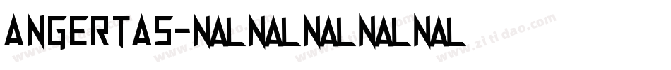 Angertas字体转换