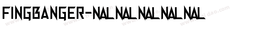 Fingbanger字体转换