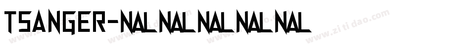 Tsanger字体转换