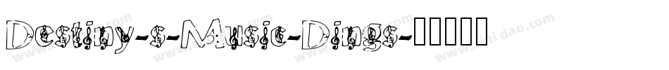 Destiny-s-Music-Dings字体转换