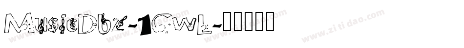 MusicDbz-1GWL字体转换