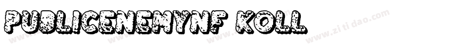 PublicEnemyNf-KOLl字体转换