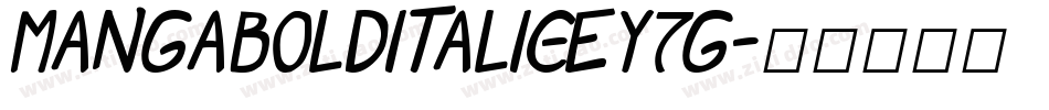 MangaBoldItalic-eY7g字体转换