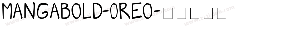 MangaBold-0rEo字体转换