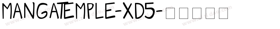 MangaTemple-xD5字体转换