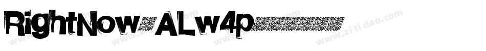 RightNow-ALw4p字体转换