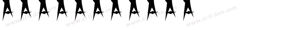 X-向右走字体转换